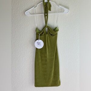 Princess Polly SYDNEE MINI DRESS GREEN